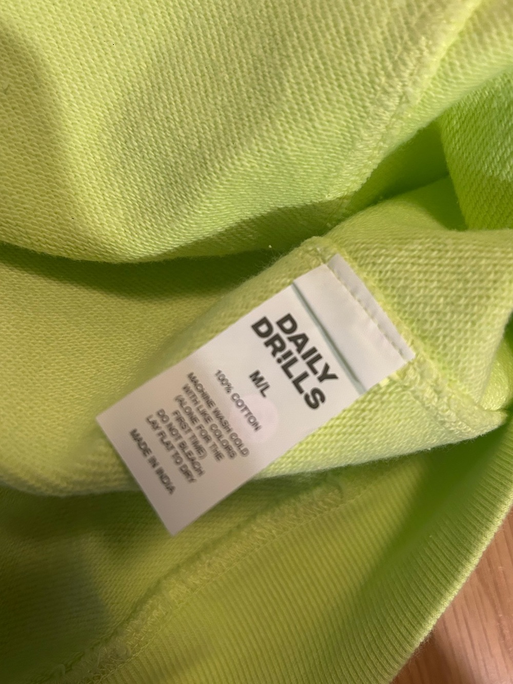 Daily Drills Oversized Crew Sweatshirt - Zilker Green Size M/L NWT - Picture 11 of 12